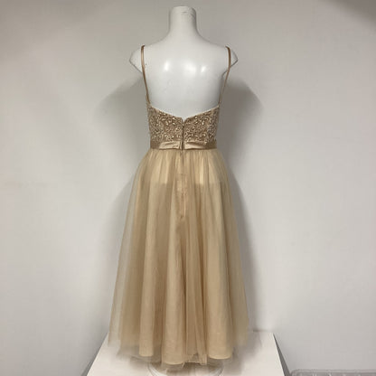 Morilee By Madeline Gardner Champagne Prom Dress Size 10