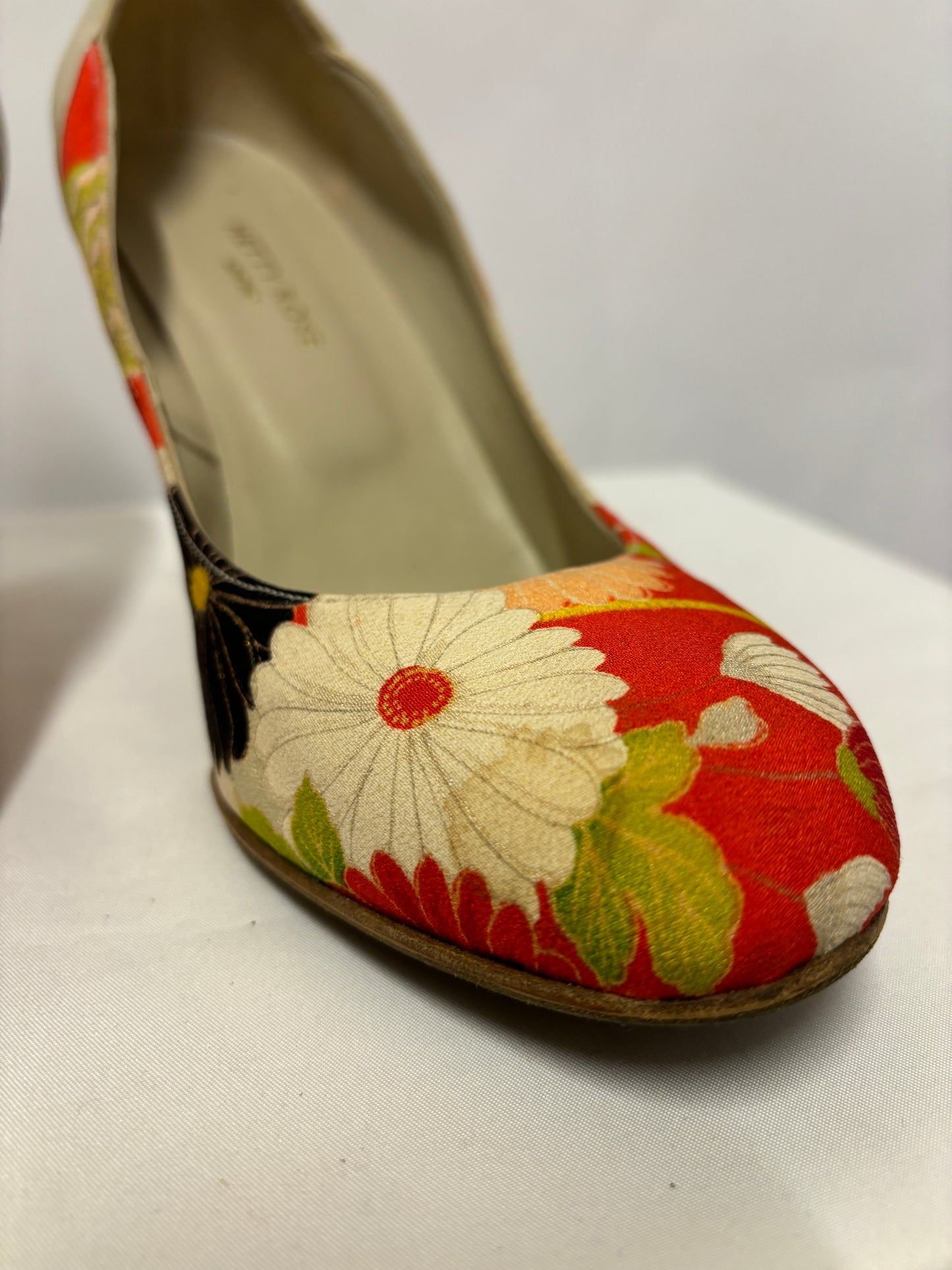 Hetty Rose Red and Yellow Kimi Bespoke Heels 7