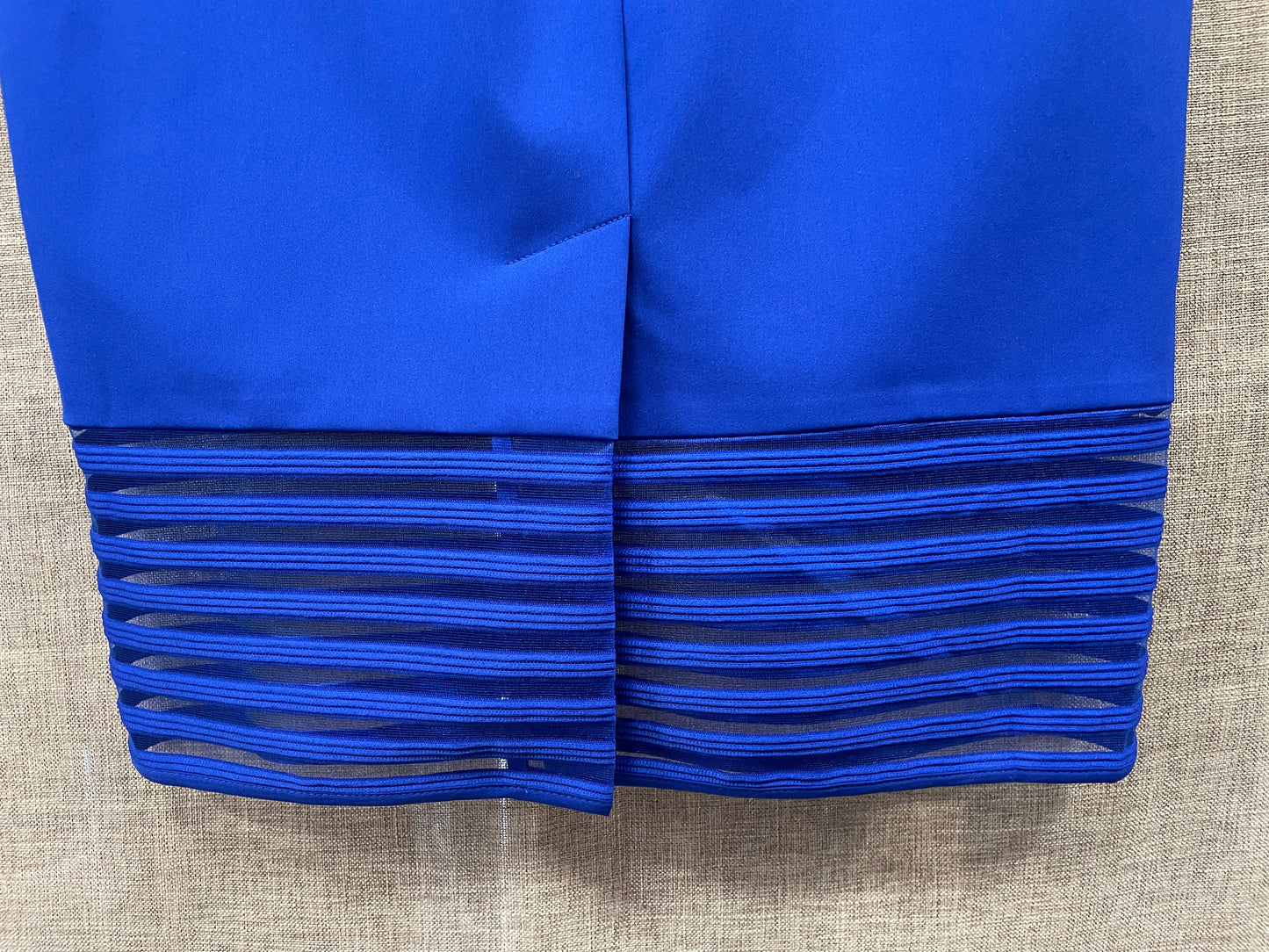 Ted Baker Cobalt Blue Sleeveless Slim Fit Pencil Dress Size 1 UK 8