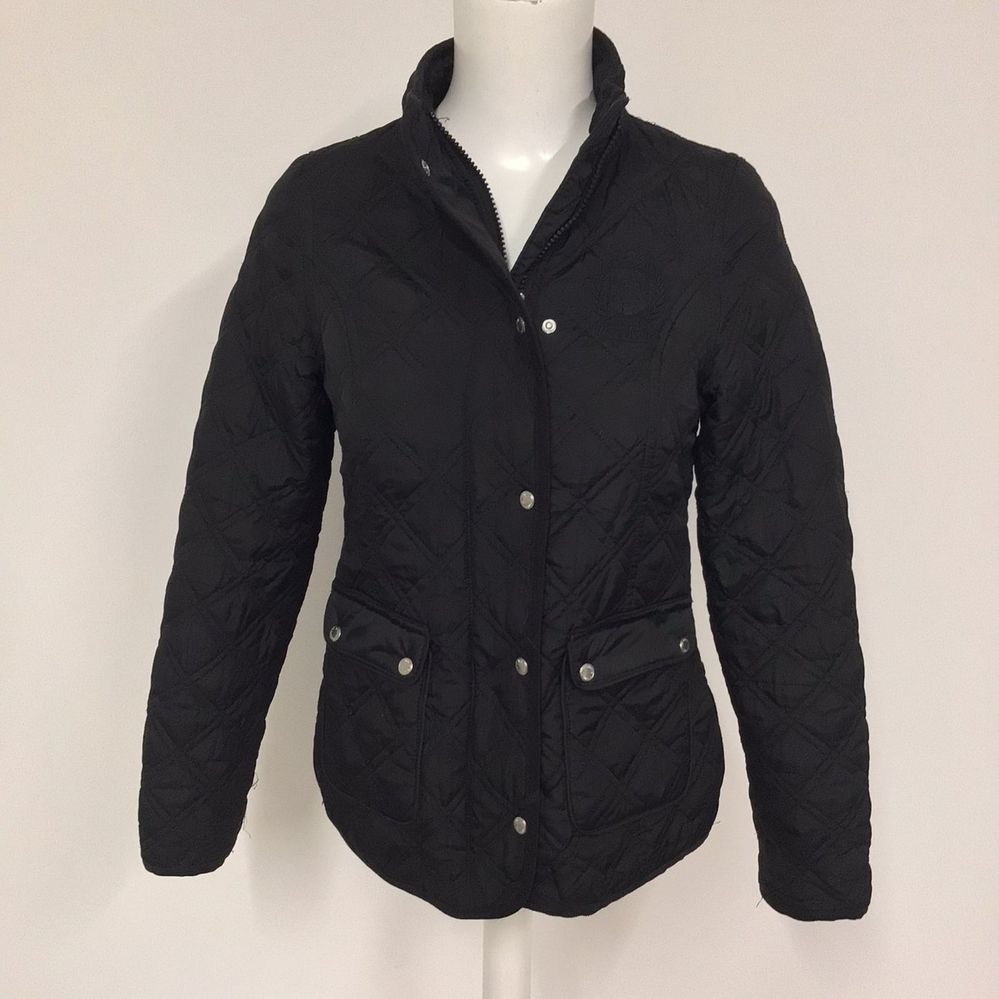 Requisite Black Quilted Jacket Size 8