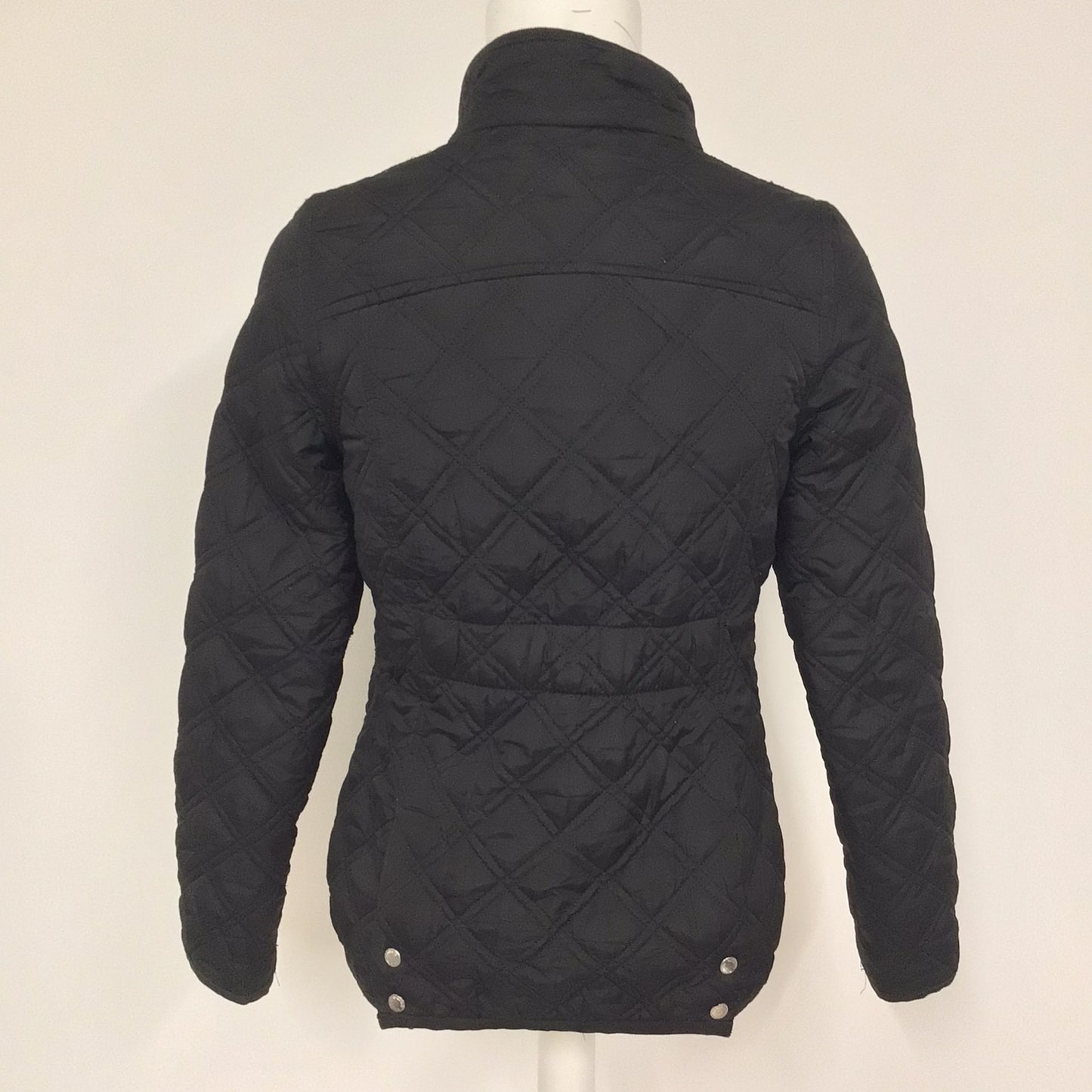 Requisite Black Quilted Jacket Size 8