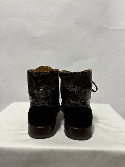 Chapter 2 Green and Black Snake Print Wren Boots 6