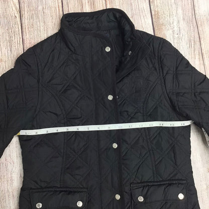 Requisite Black Quilted Jacket Size 8