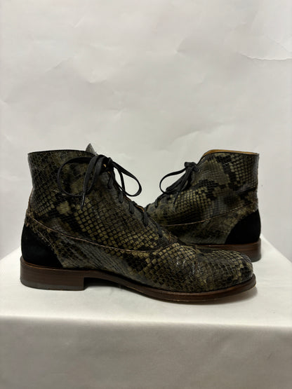 Chapter 2 Green and Black Snake Print Wren Boots 6