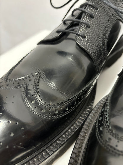 Paul Smith Black Patent Leather Brogues 9