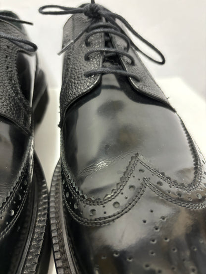 Paul Smith Black Patent Leather Brogues 9