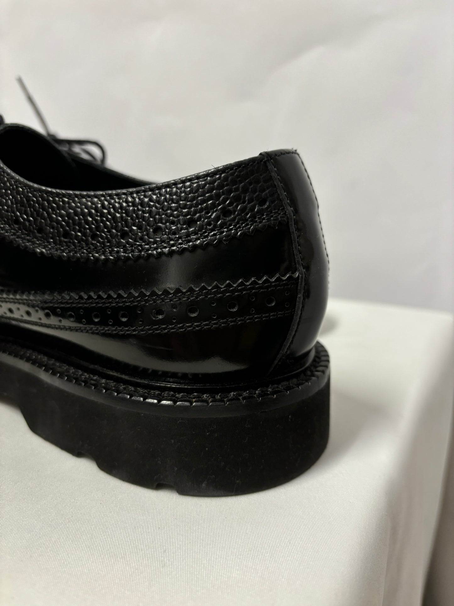 Paul Smith Black Patent Leather Brogues 9