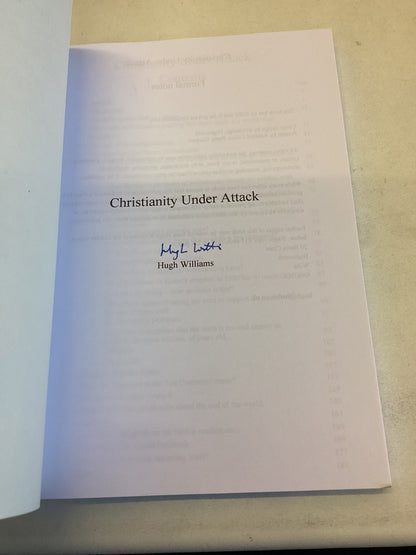 Christianity Under Attack Hugh Williams Signed