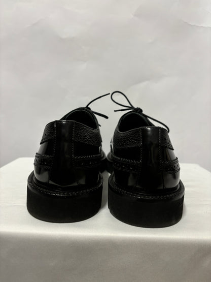 Paul Smith Black Patent Leather Brogues 9