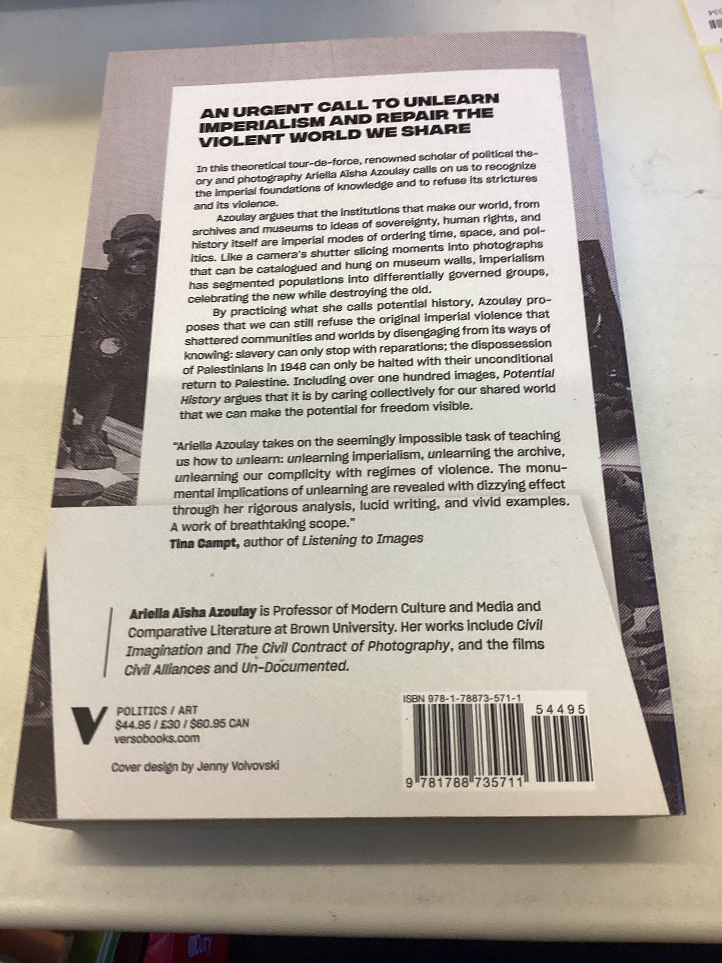 Potential History Unlearning Imperialism Ariella Aisha Azoulay