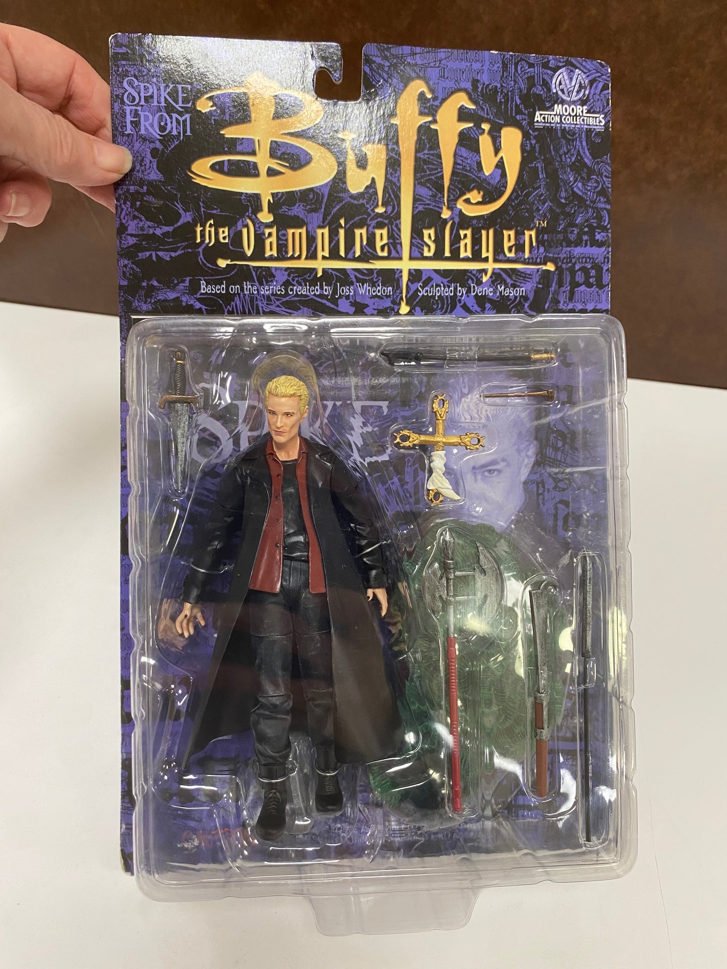 Spike Buffy The Vampire Slayer Action Figure New in Box Signed James Marsters