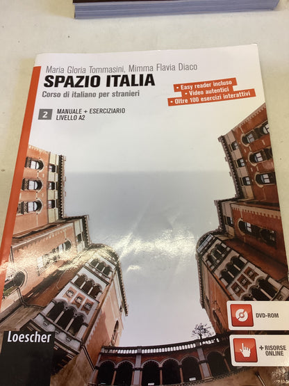 Spazio Italia 2 Manuale Eserciziaro DVD