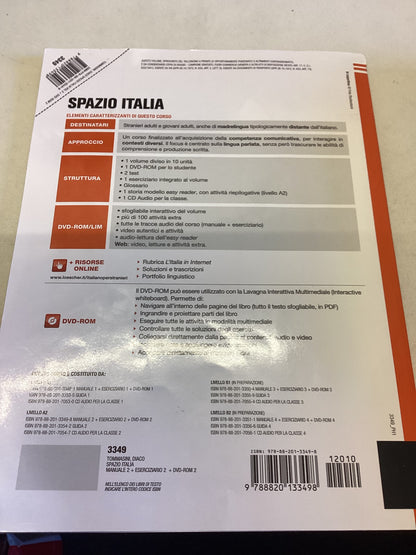 Spazio Italia 2 Manuale Eserciziaro DVD