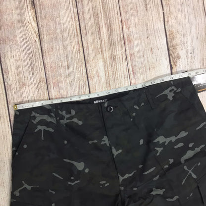 BNWT Kombat Tactical ACU Black Camo Shorts Size L