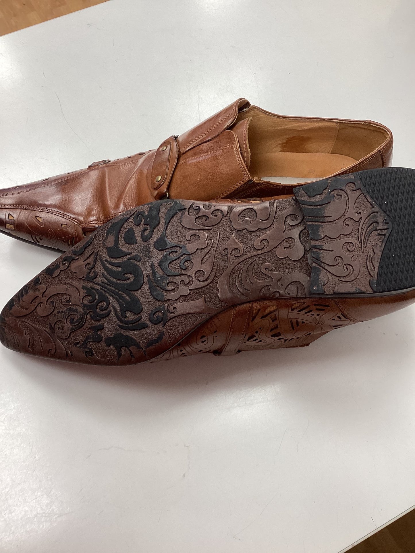 Gucinari Leather Shoes Size 9