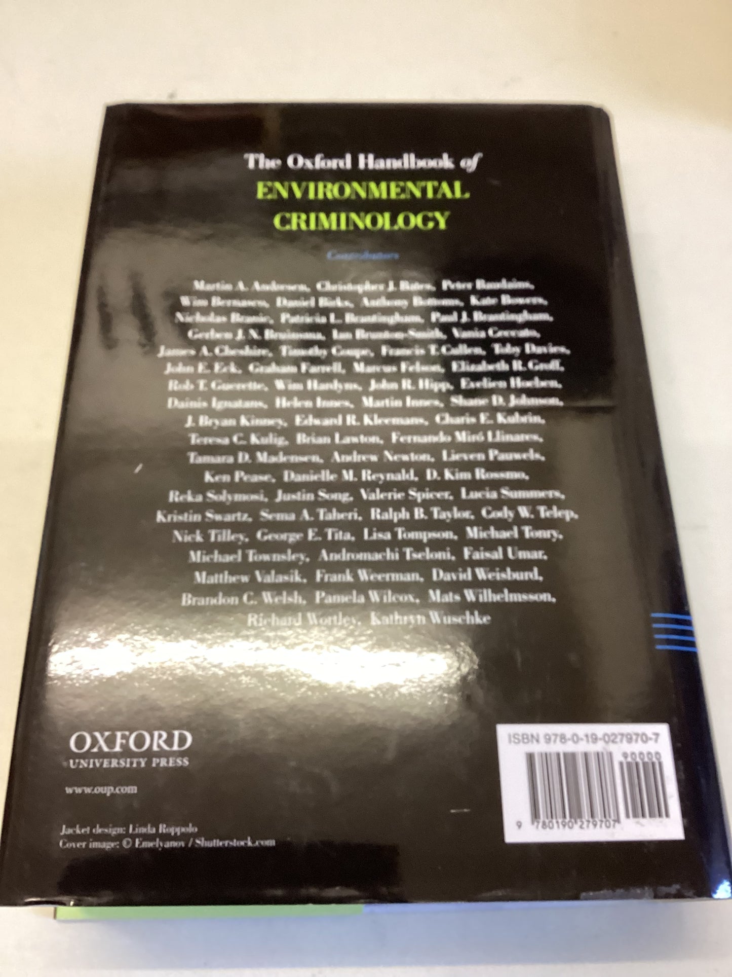 The Oxford Handbook of Environmental Criminology