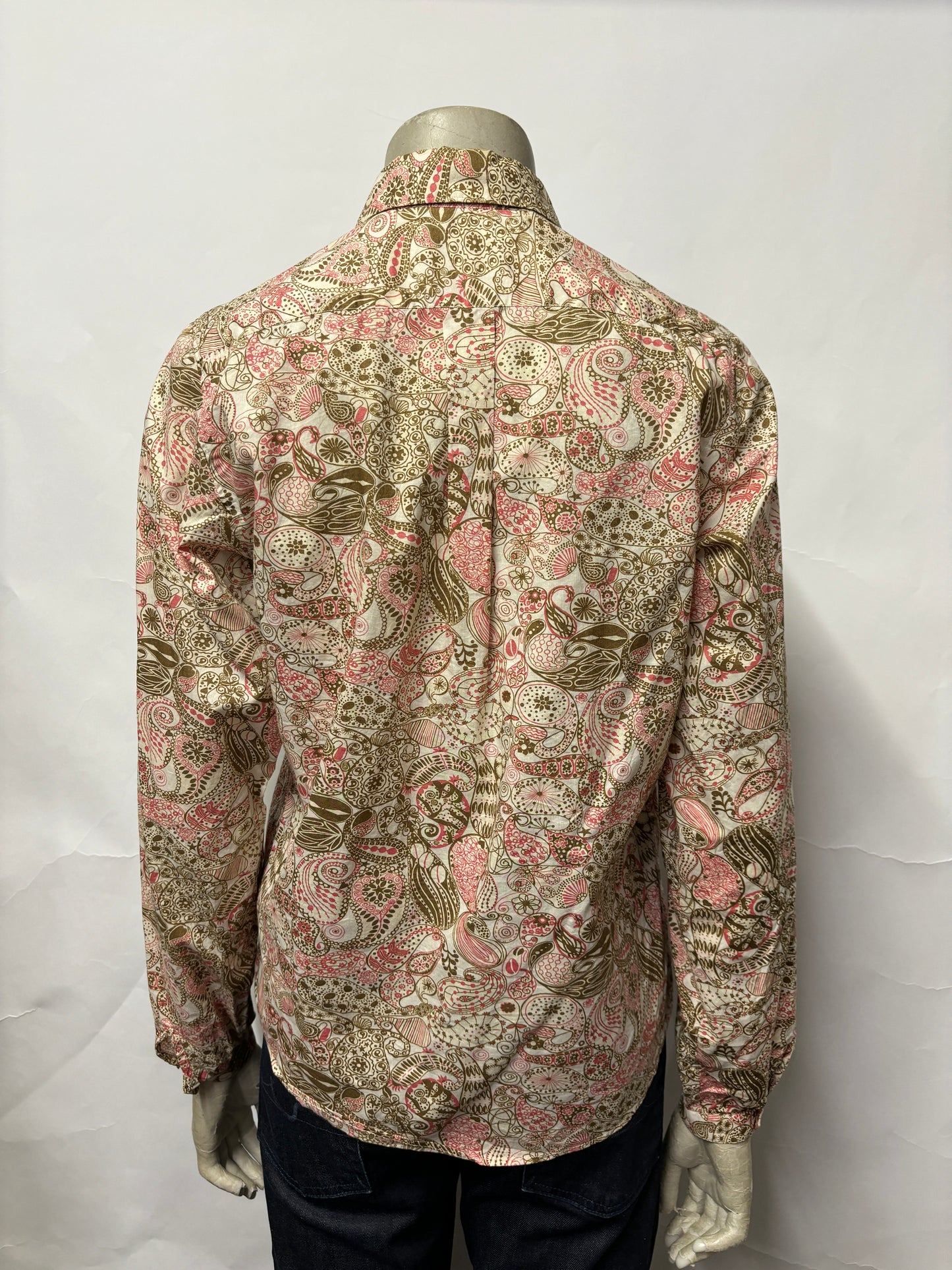 A.P.C Pink Floral Cotton Blouse 10