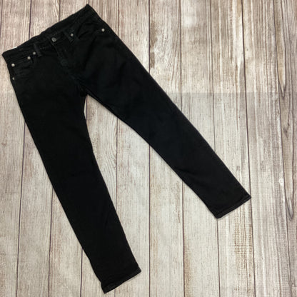 Levi’s Black 512 Slim Fit Cotton Jeans Size W30 L30