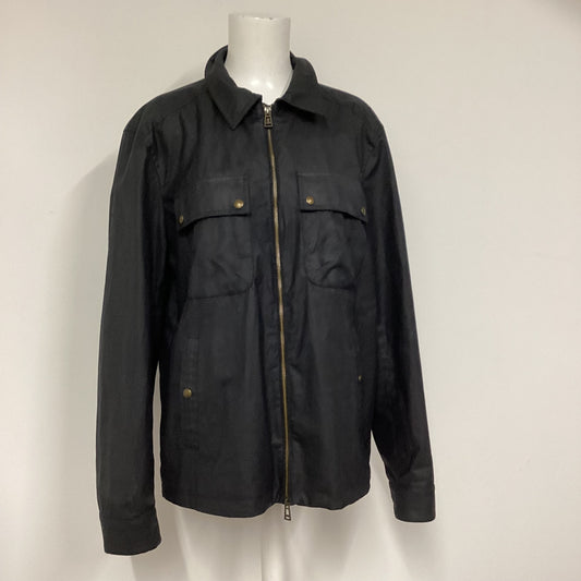 Belstaff England Navy Blue Wax 100% Cotton Jacket Size XL