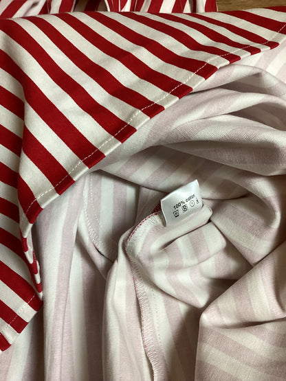 Quintessence Red and White Stripe Dress with Pockets Size M