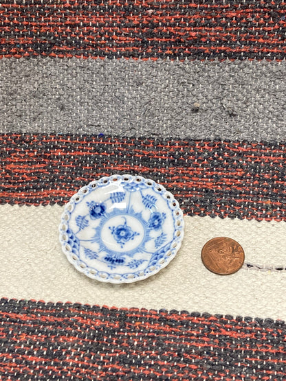 Royal Copenhagen Blue Fluted Butter Pat Plate