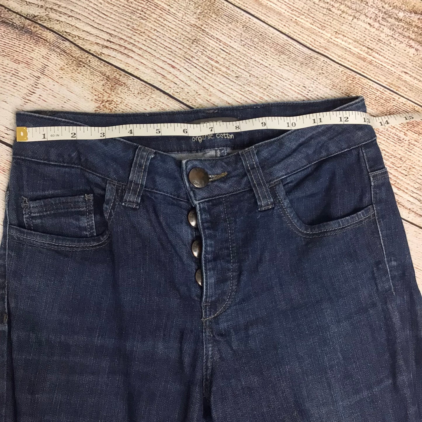 Esprit Blue Denim Star Slim Jeans 98% Organic Cotton Size S