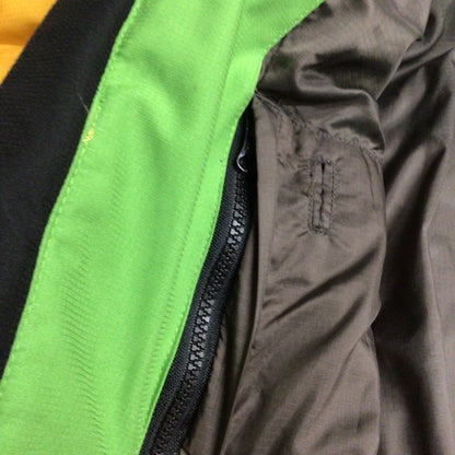 Quiksilver Candide Green, Yellow, Black 80% Down Ski Jacket Size L