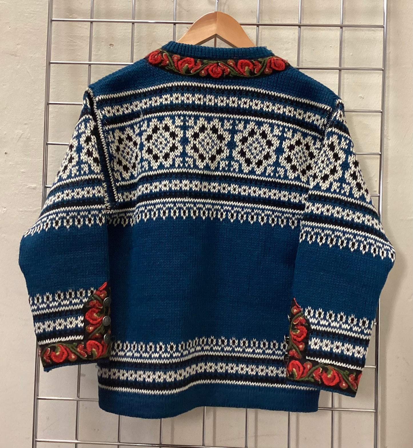 Vintage Siril Norwegian Wool Cardigan size S