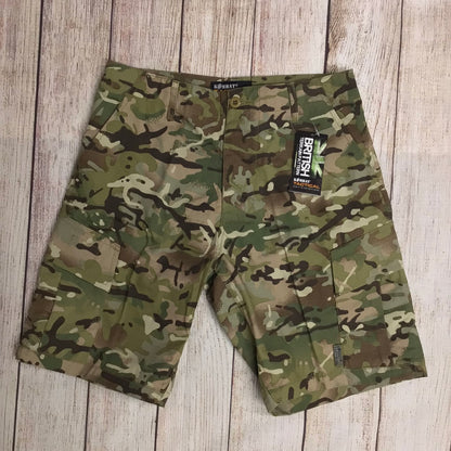 BNWT Kombat Tactical ACU Green Terrain Pattern Camo Shorts Size S