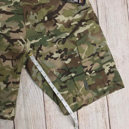 BNWT Kombat Tactical ACU Green Terrain Pattern Camo Shorts Size S