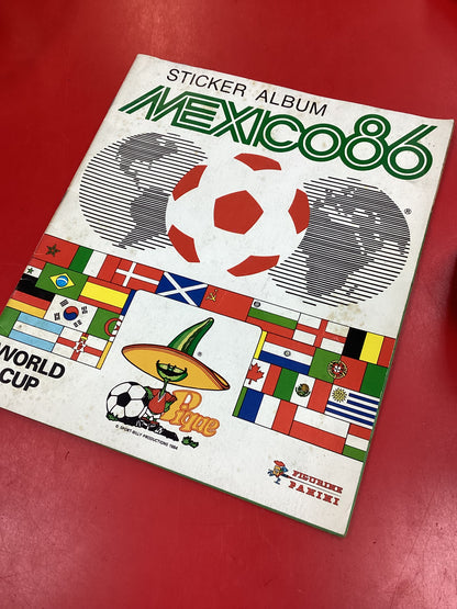 Mexico World Cup 1986 Panini Sticker Album EMPTY