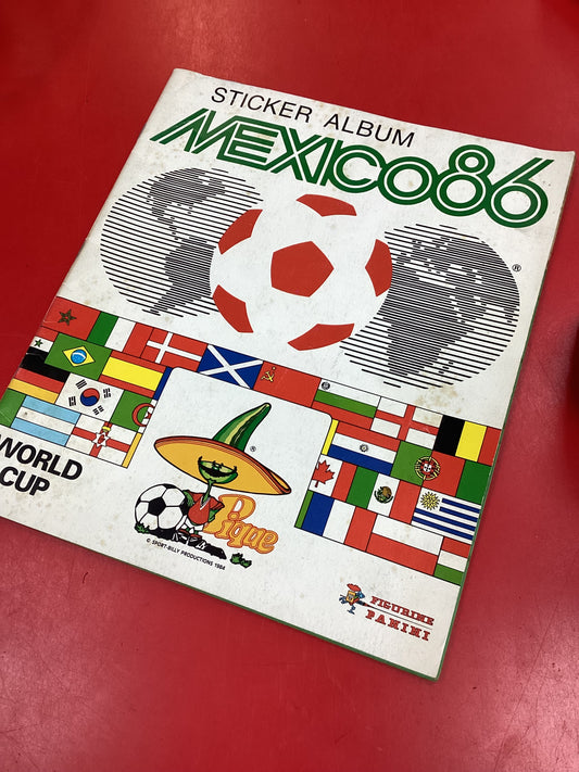 Mexico World Cup 1986 Panini Sticker Album EMPTY