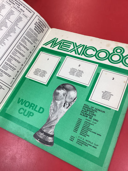 Mexico World Cup 1986 Panini Sticker Album EMPTY