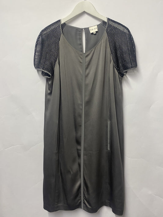 Reiss Grey and Black Shift Dress 12