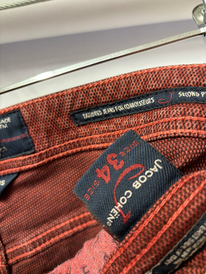 Jacob Cohen Red Rare Type 688.C Jeans W33/34