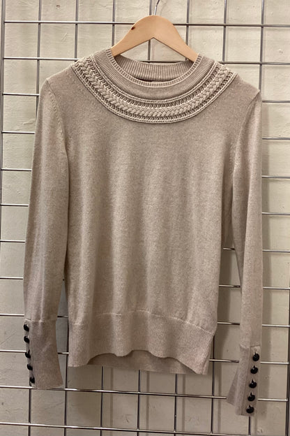 Burberry Beige Cashmere Jumper size S