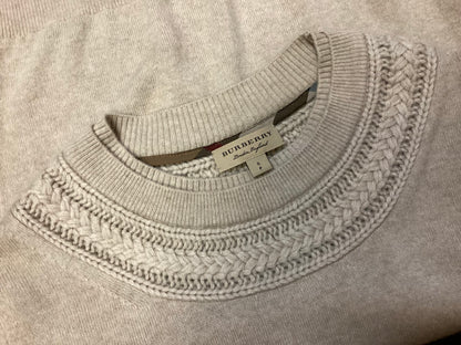 Burberry Beige Cashmere Jumper size S