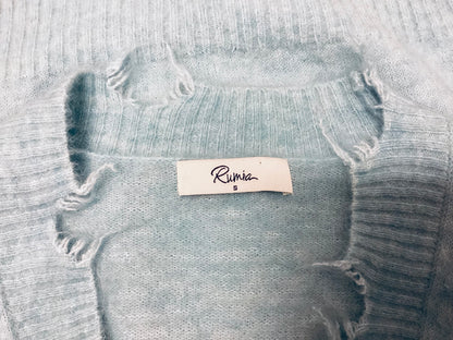 Rumia Light Blue Wool Blend Cardigan size S