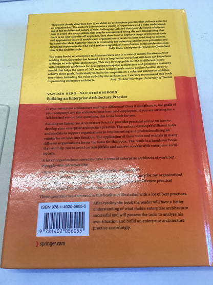 Building an Enterprise Architecture Practice Van Den Berg Van Steenbergen