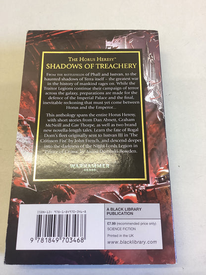 Shadows of Treachery The Horus Hersey Edited by Christian Dunn and Nick Kyme