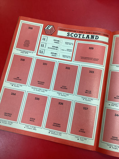 Mexico World Cup 1986 Panini Sticker Album EMPTY
