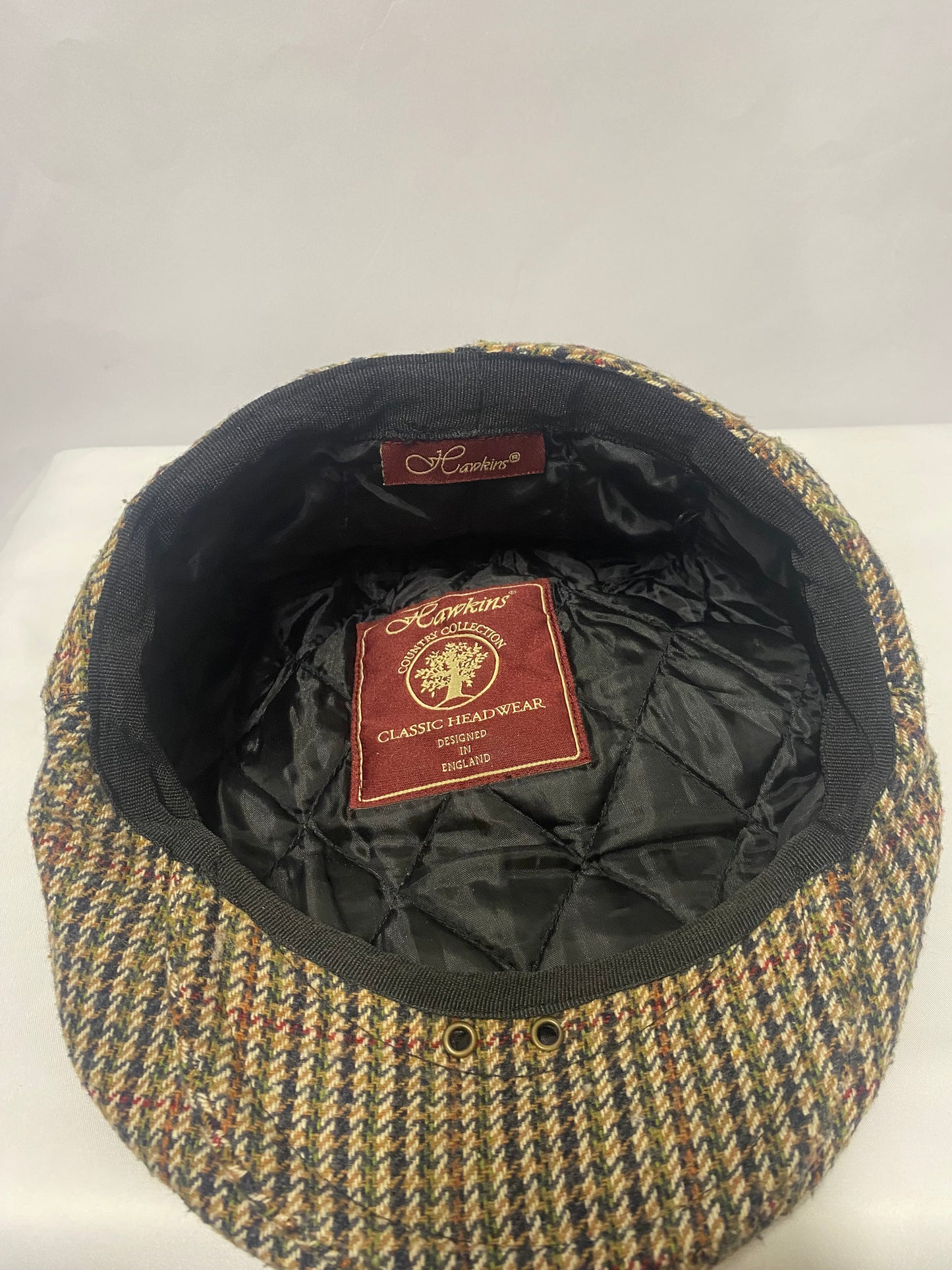 Hawkins Tweed Country Collection Flat Cap 56cm