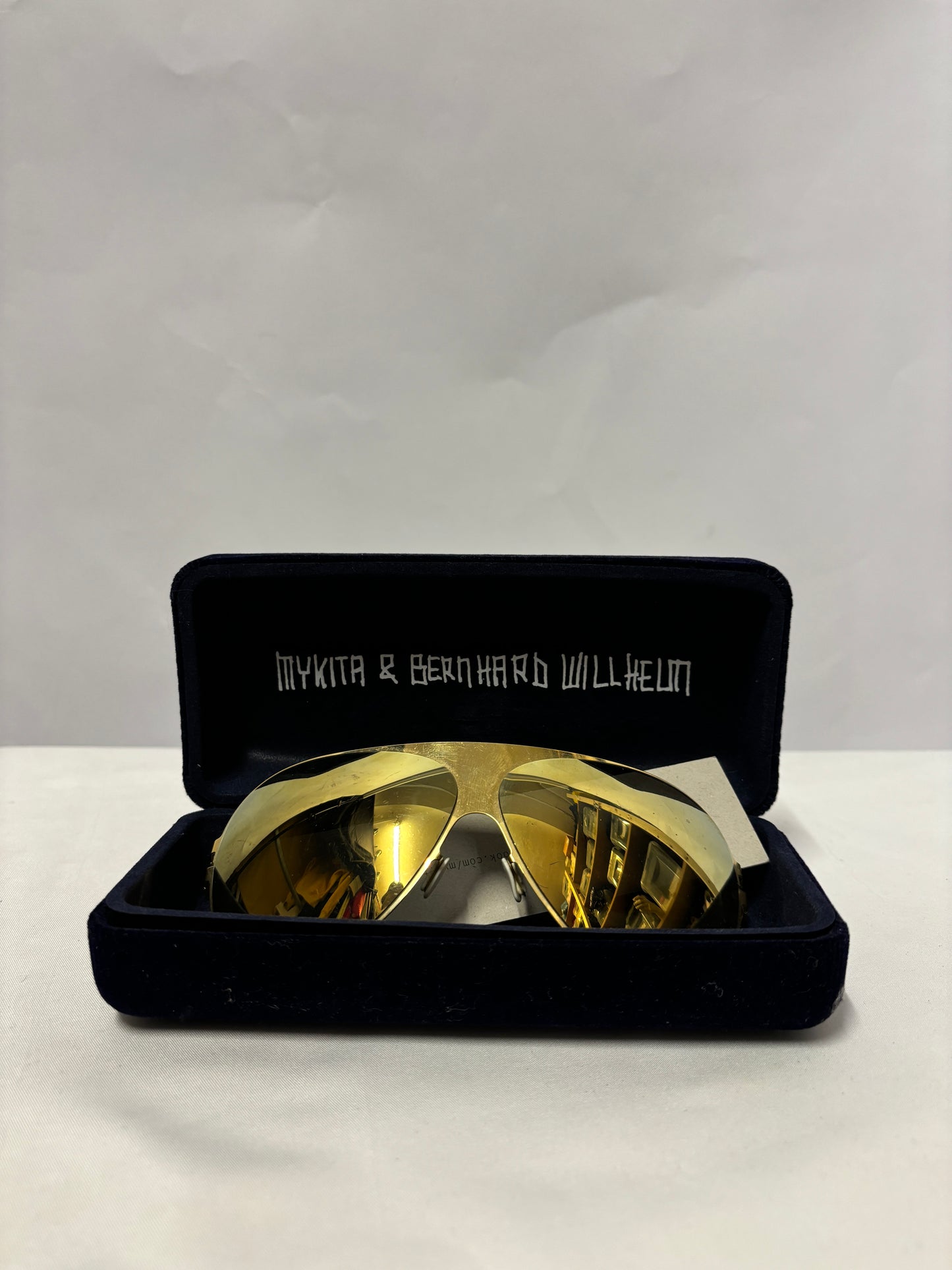 Mykita and Bernhard Willhelm Gold Franz Sunglasses