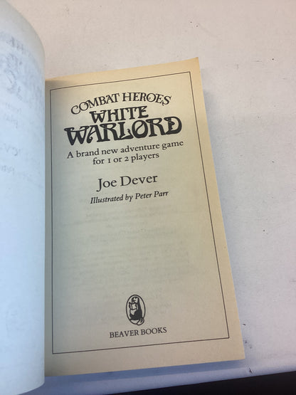White Warlord Combat Heroes 1 Joe Dever