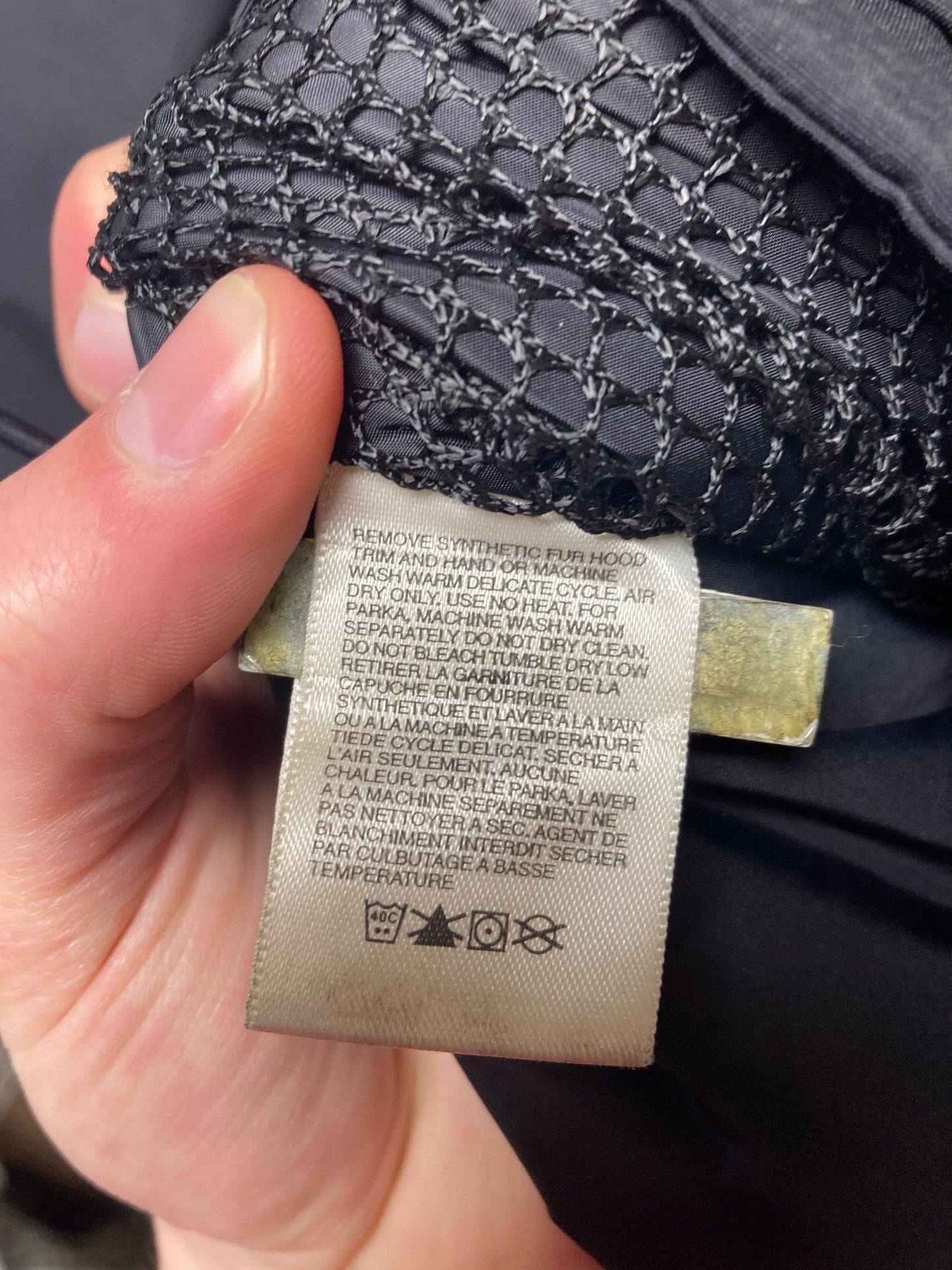 The North Face Black Heavyweight Parka Size XL