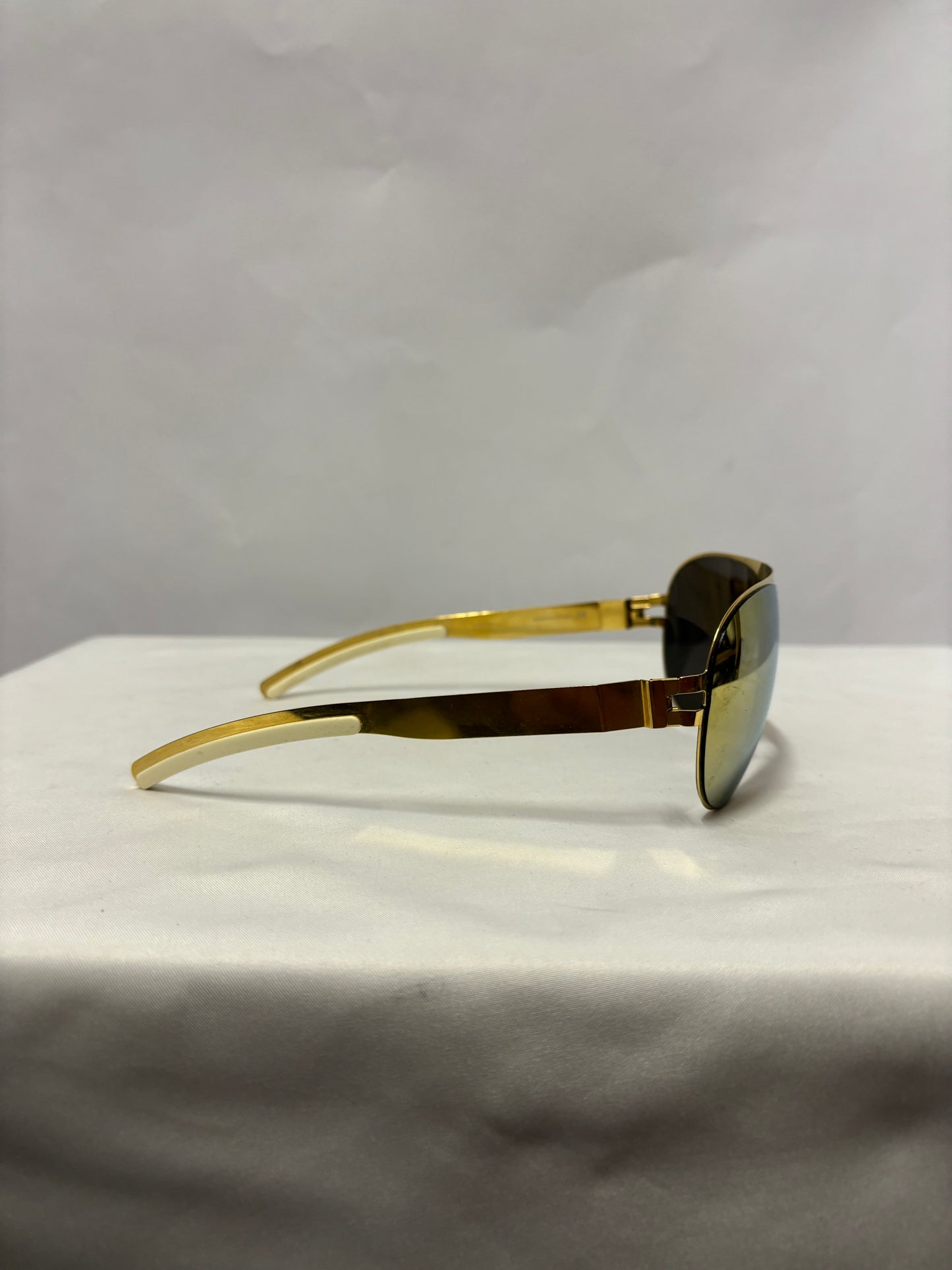 Mykita and Bernhard Willhelm Gold Franz Sunglasses