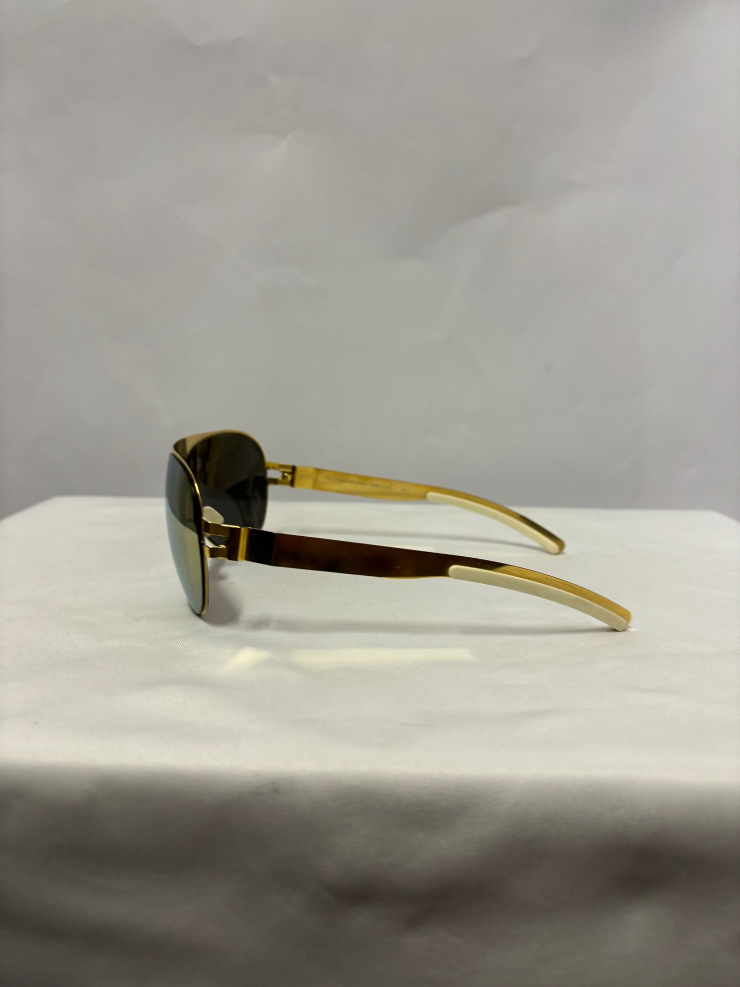 Mykita and Bernhard Willhelm Gold Franz Sunglasses