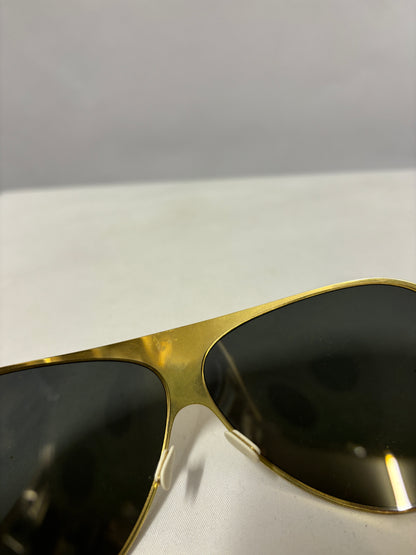 Mykita and Bernhard Willhelm Gold Franz Sunglasses