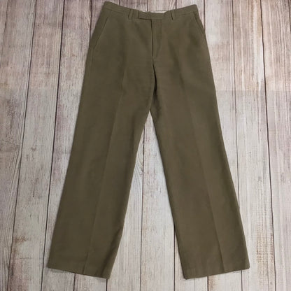 FCUK Formal Light Brown Sand 100% Cotton Trousers Size W30