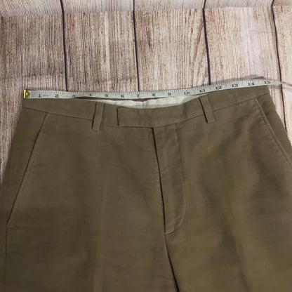 FCUK Formal Light Brown Sand 100% Cotton Trousers Size W30